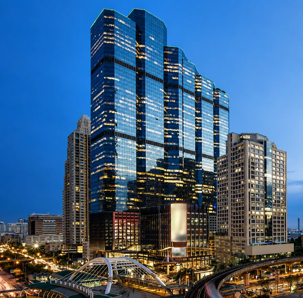 Empire Tower office building in Sathorn, Bangkok